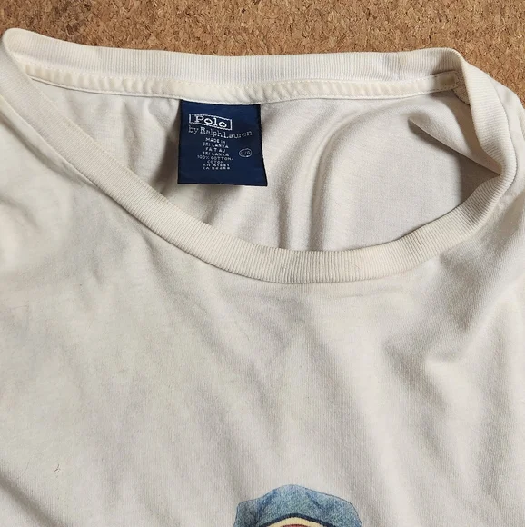 Ralph Lauren Polo bear Vintage beach shirt - Picture 4 of 4